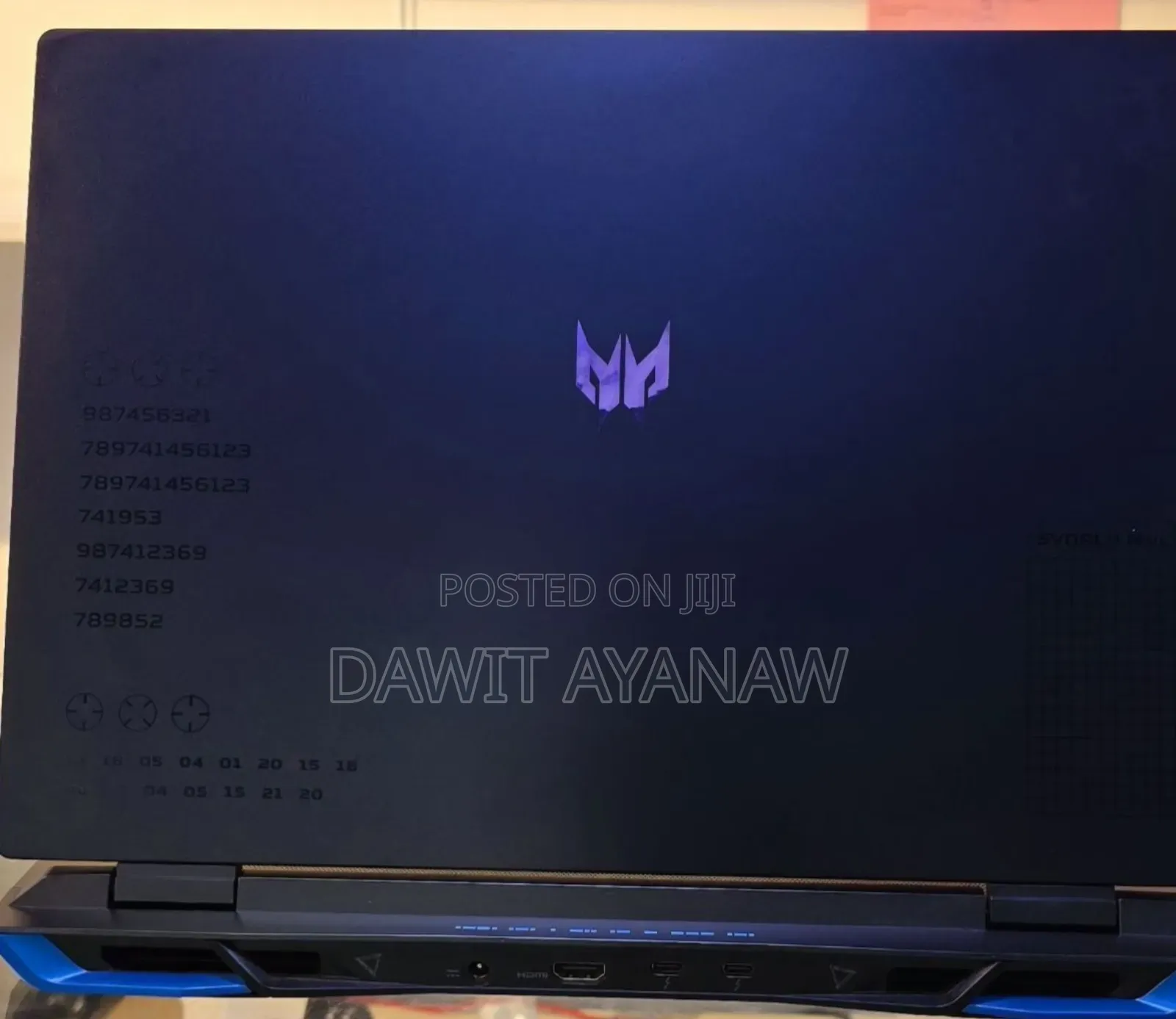 New Laptop Acer Predator Helios 300 16GB Intel Core I9 SSD 1T