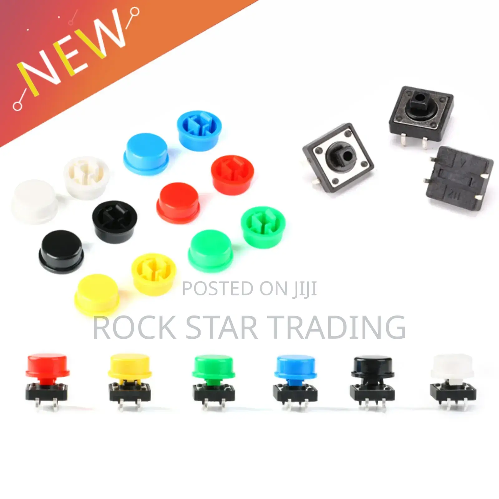 Push Button Square Head