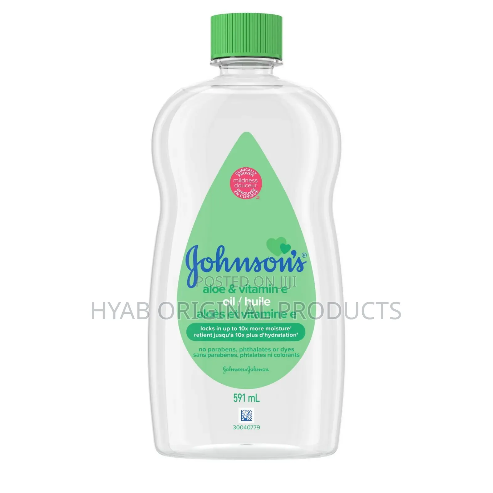Johnson's Baby, Aloe Vera Vitamin E, Baby Oil Gel, 591 Ml