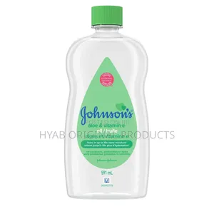 Photo - Johnson's Baby, Aloe Vera Vitamin E, Baby Oil Gel, 591 Ml