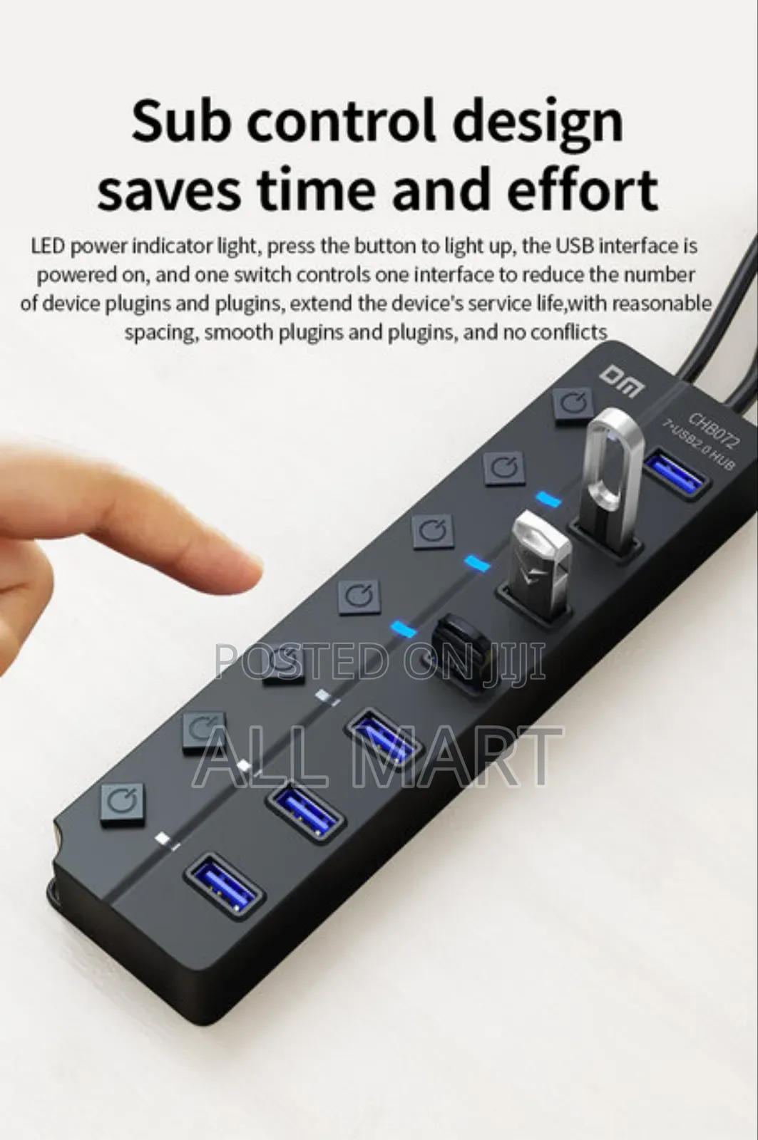 7 Port High Speed Usb Hub