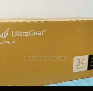 Lg Gaming Monitor 34" Curved