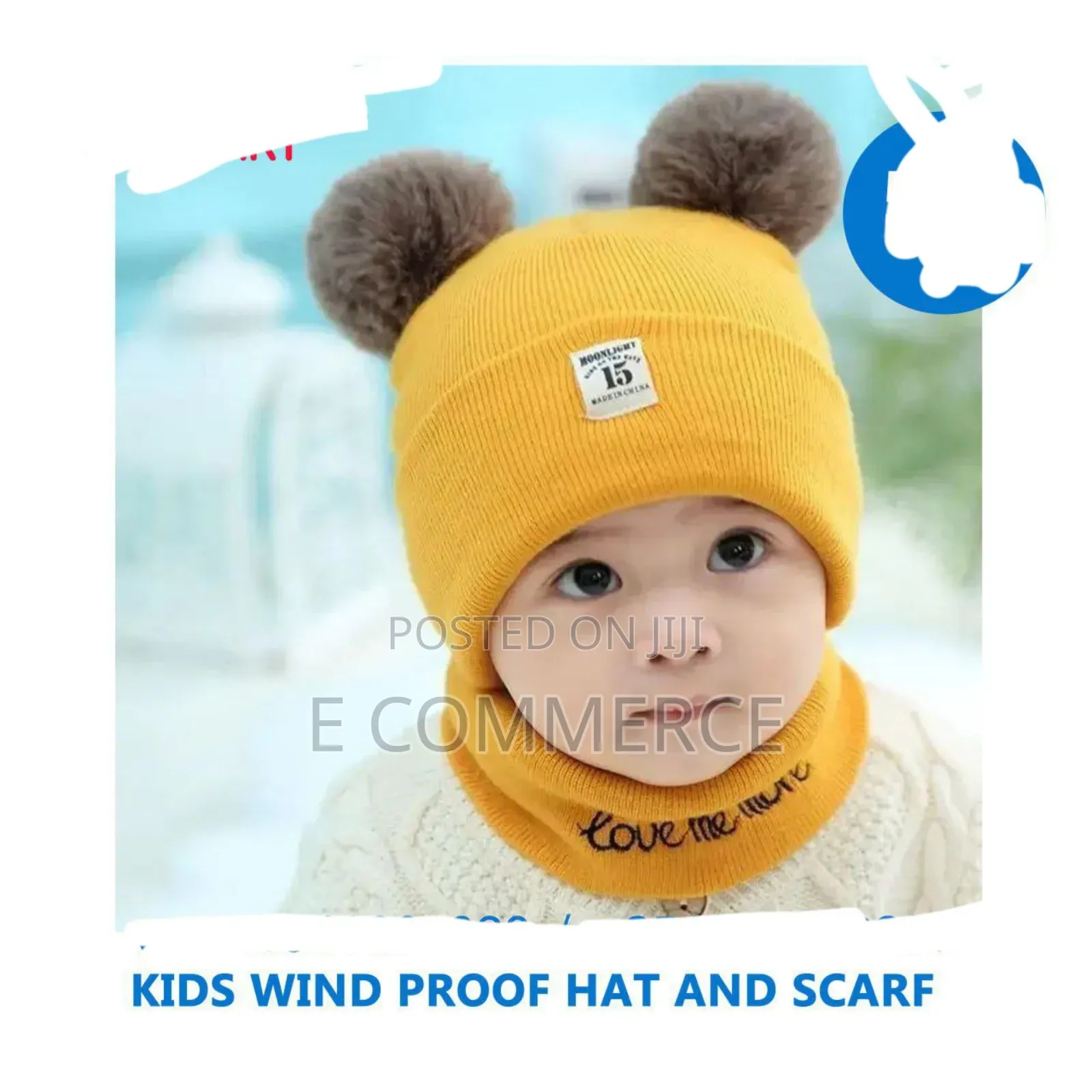 Kids Wind Proof Hat and Scarf