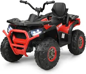 Photo - Derak Kids Electric 4-Wheeler Atv Quad 2 Speeds Ride