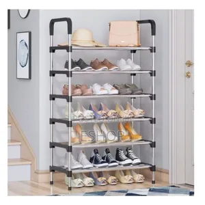 **Minimalist Shoe Storage – 6-Layer Elegant Design**