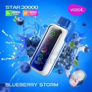Photo - Vozol 20,000 Puff Blueberry Stormy Lemon Mint