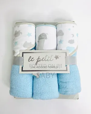 Piece Hooded Towel, 3 Piece Washcloths
3ፎጣ 3መጠራረግያ