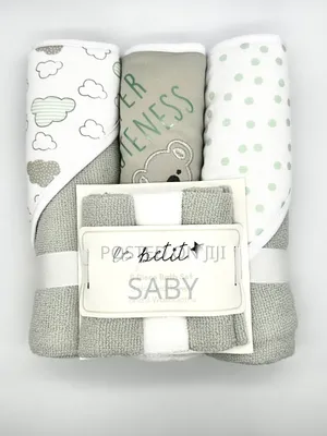 Piece Hooded Towel, 3 Piece Washcloths
3ፎጣ 3መጠራረግያ