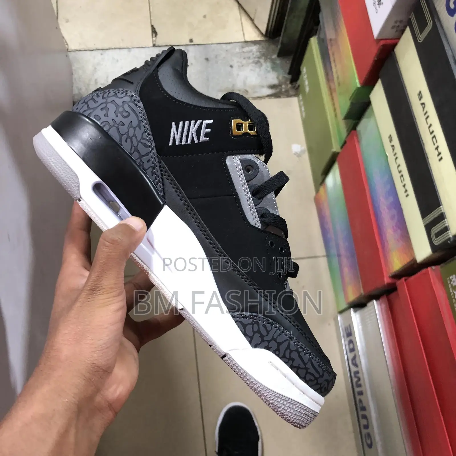 Jordan 3 Black Sneakers