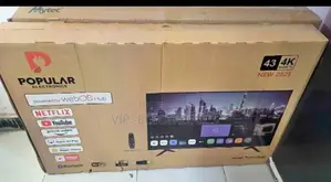 Popular Tv 43"Inch Smart Uhd Android 14.0 Nwe Tv