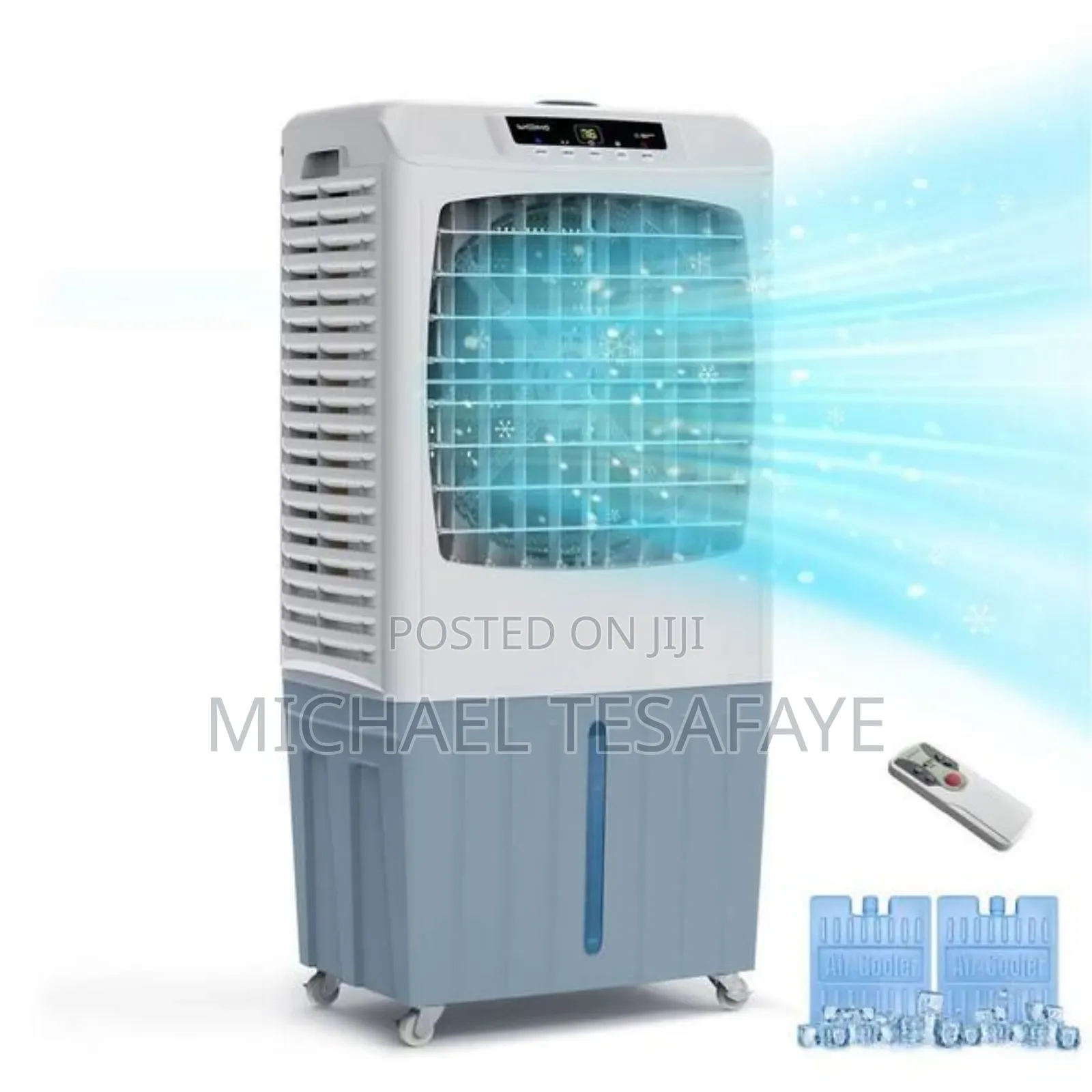 በብዙዎቻቹ ጥያቄ መሰረት የቁምና ተንቀሳቃሽ Evaporative Air Cooler