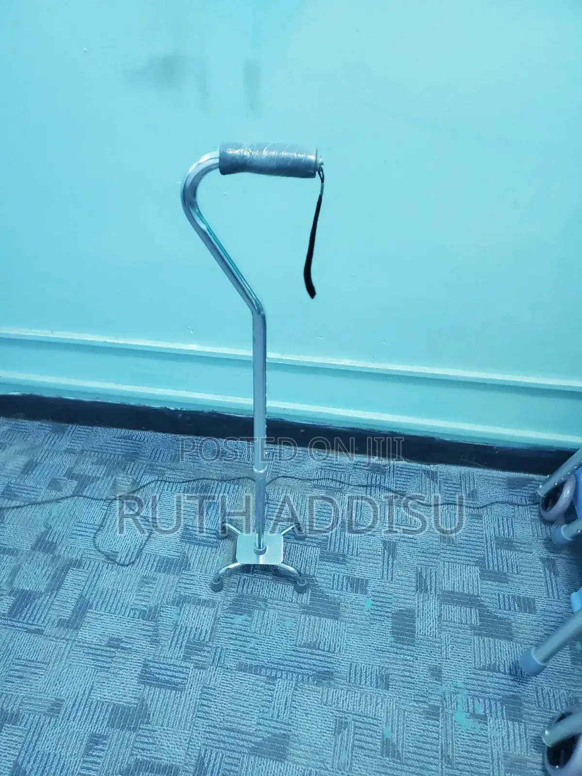 Quad Walking Cane With Small Base for Balance Lightweight