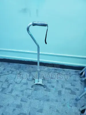 Photo - Quad Walking Cane With Small Base for Balance Lightweight