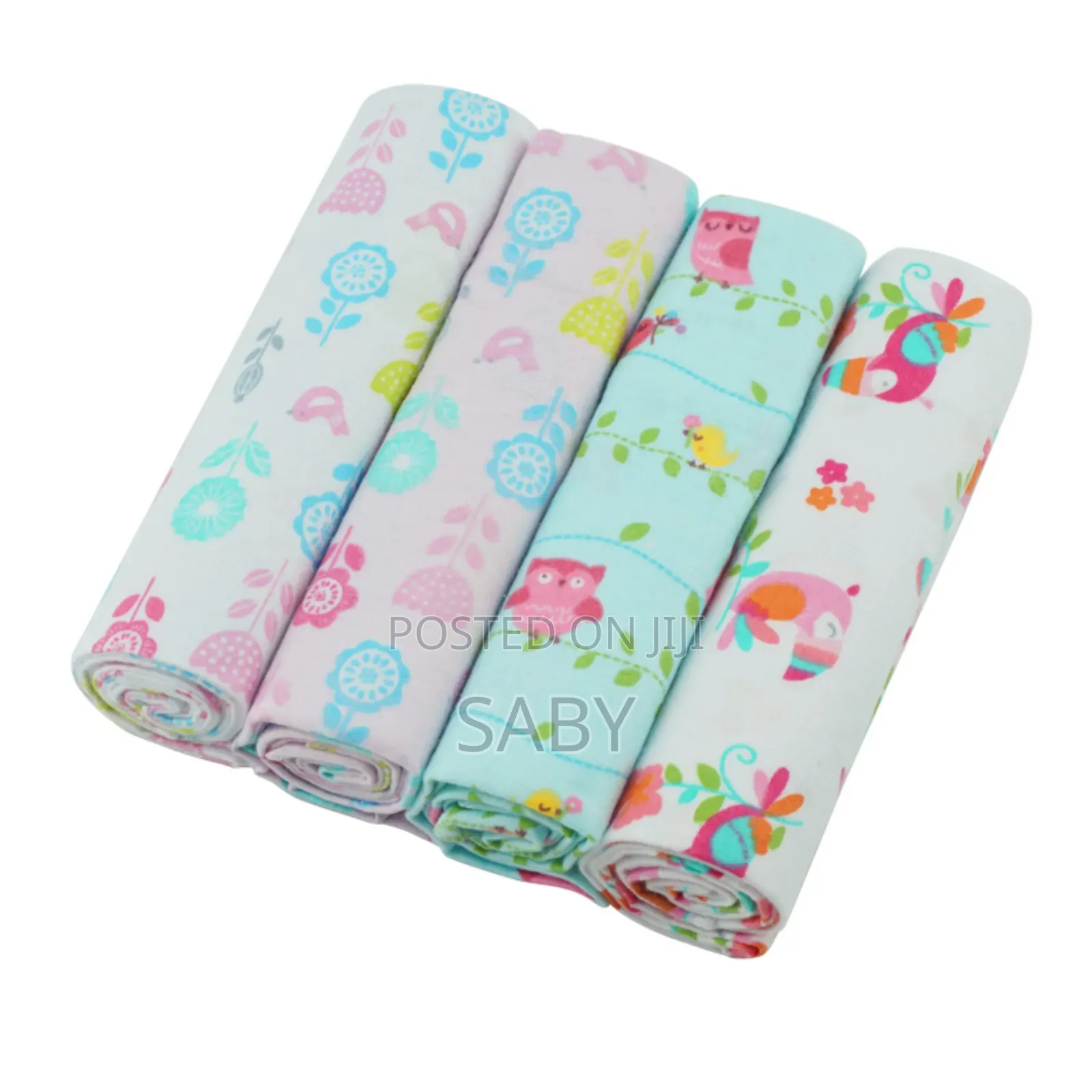 4pcs
Cotton Newborn Throws Baby Bedsheets