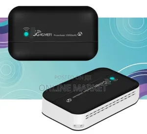 Photo - Can Connect Up to 10 Devices/Wifi Router + ፖወር ባንክ