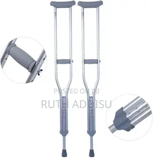Drive Medical Bariatric Heavy Duty Crutches,Gray,Tall Adult