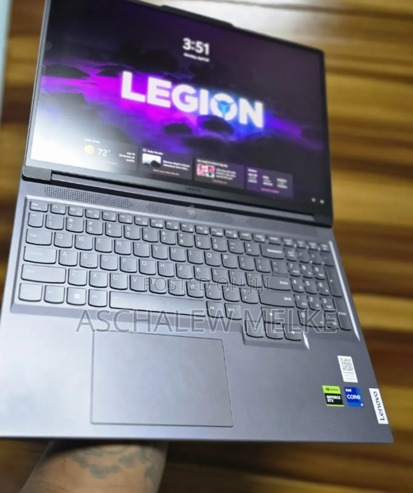 New Laptop Lenovo Legion Y730 16GB Intel Core I7 SSD 1T