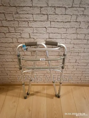 Walker፹痰ወከርeasy Push-Button for Folding Grey + Sliver Color