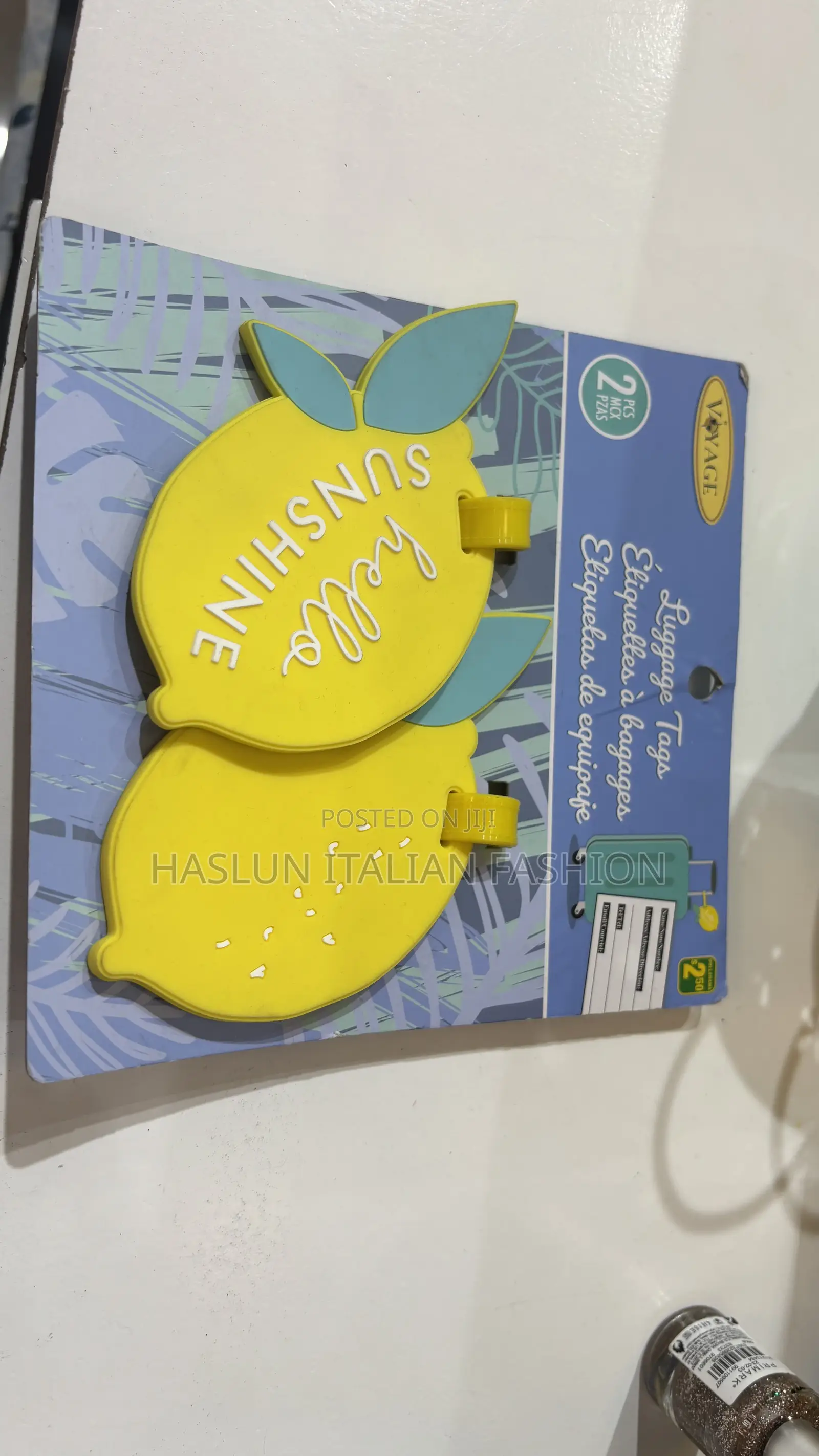 Luggage Tag Lemon Travel Bag