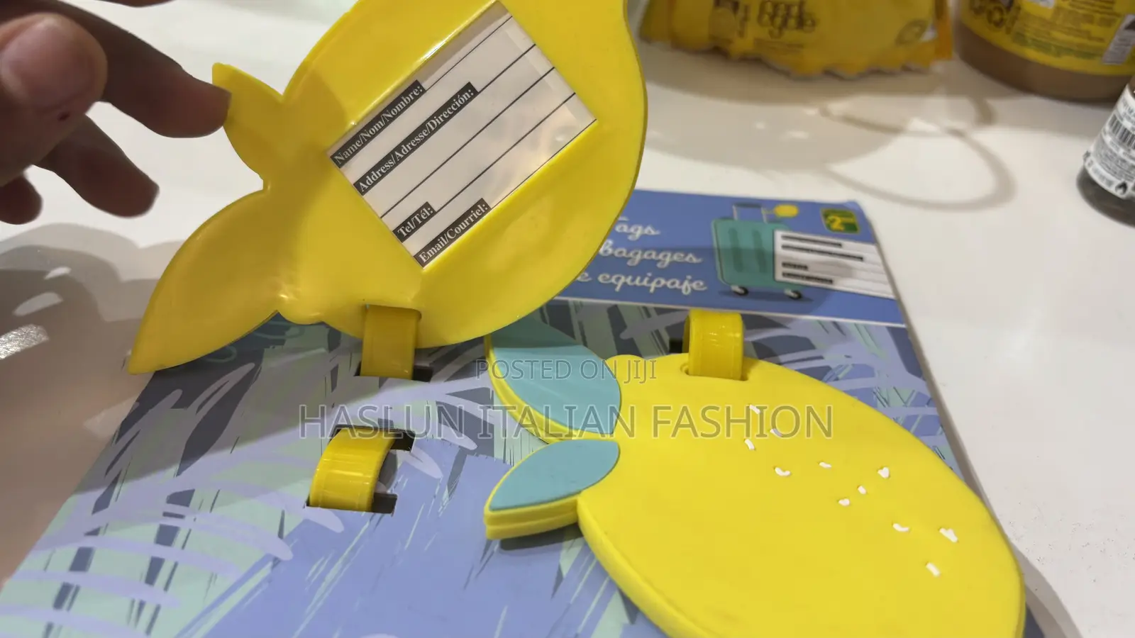 Luggage Tag Lemon Travel Bag