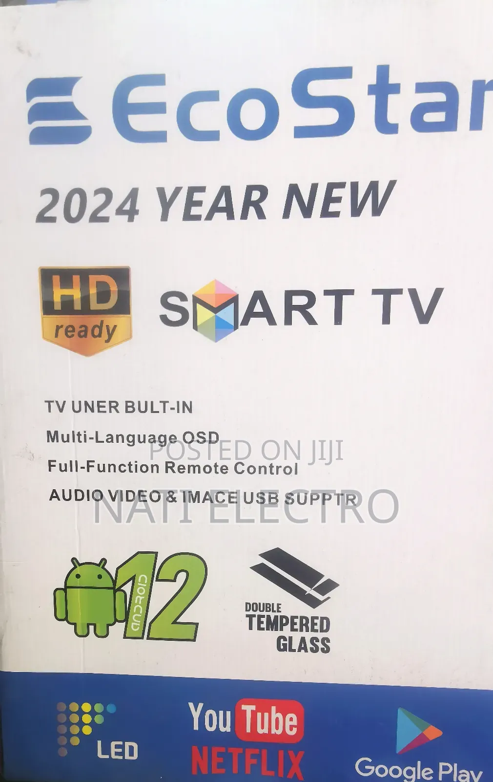 Eco Star Smart Tv With Receiver Built In
