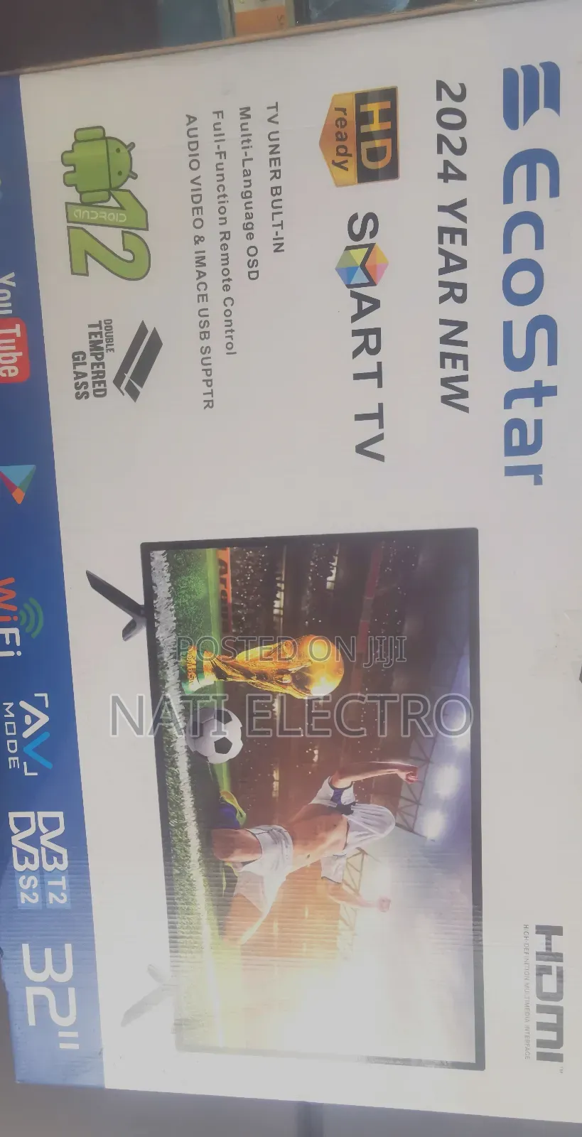 Eco Star Smart Tv With Receiver Built In