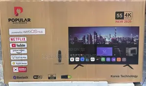 Popular Tv 55" Webos Hub 2025 Korea Technology
