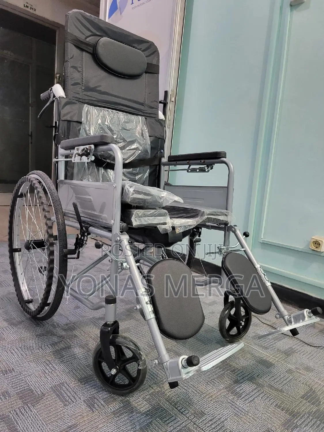 Portable Transport Wheelchair፱啃seat Can Be Easily Removed