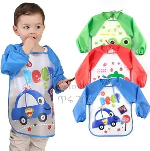 Photo - Waterproof Washable Long-Sleeve Baby Bibs