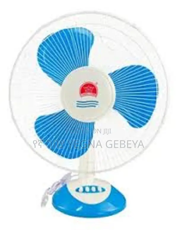 16" Table Fan Compact, Quiet Powerful Airflow
