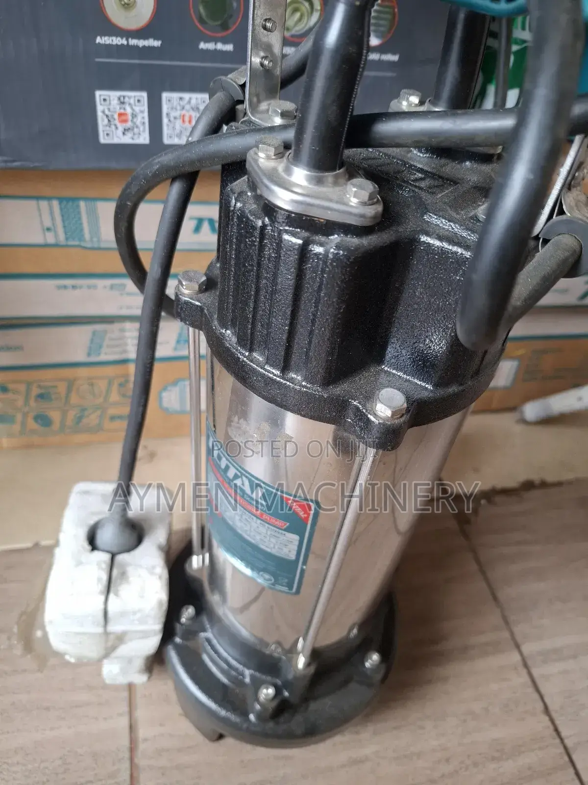 Total Sewage Submersible Pump 2hp የቆሻሻ ውሀ ፓምፕ