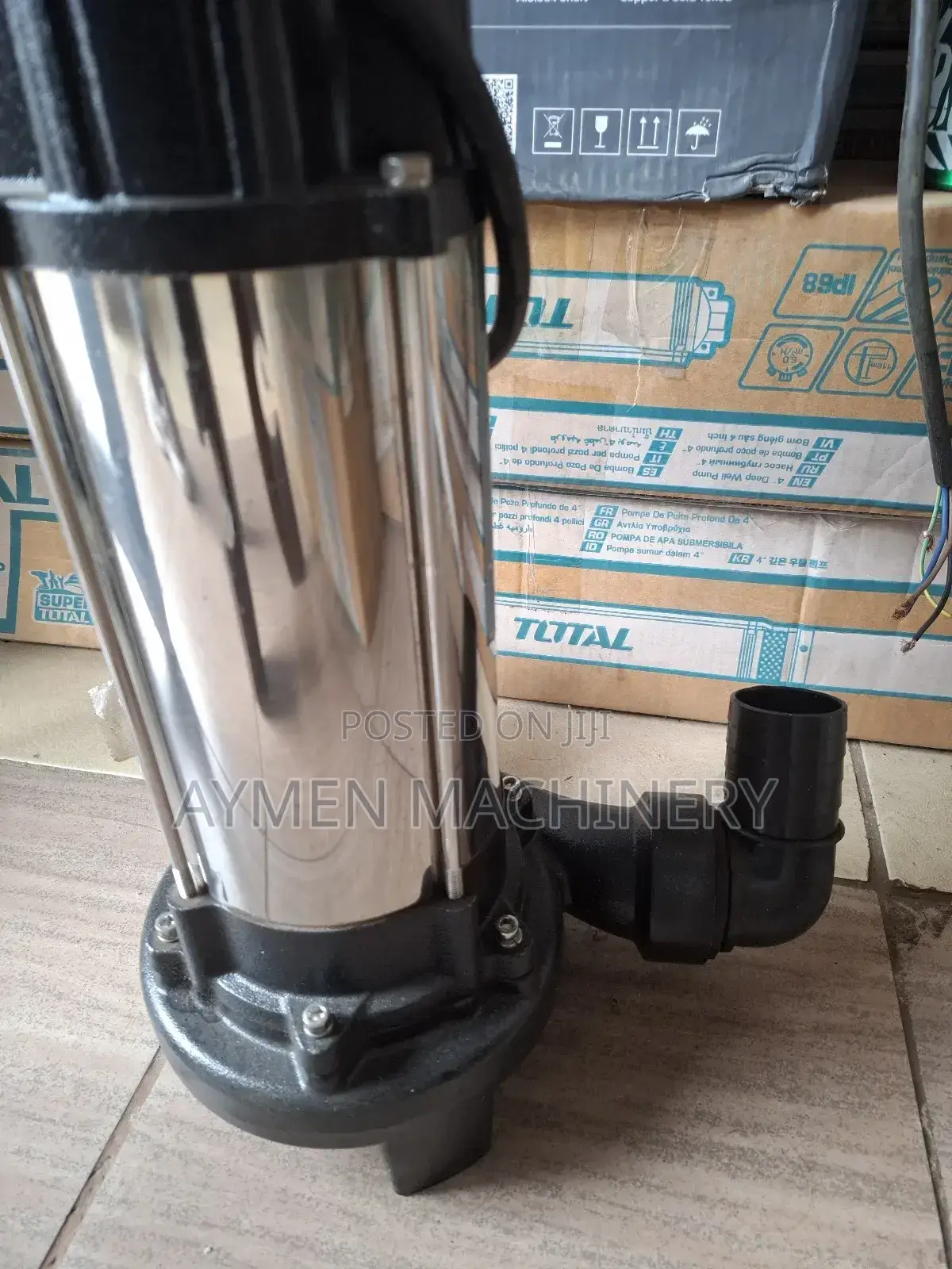 Total Sewage Submersible Pump 2hp የቆሻሻ ውሀ ፓምፕ