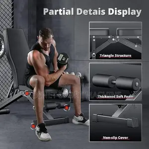 New Imported Miracle Fitness Adjustable Bench