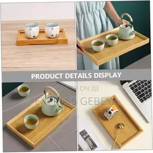 Bamboo Pallet Food Tray 3 PCS