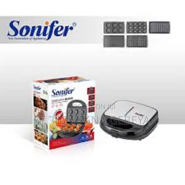 Sonifer Sf-6170 Electric Sandwich Maker Kit 5 in 1