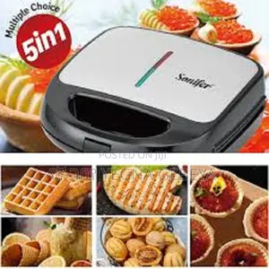 Sonifer Sf-6170 Electric Sandwich Maker Kit 5 in 1