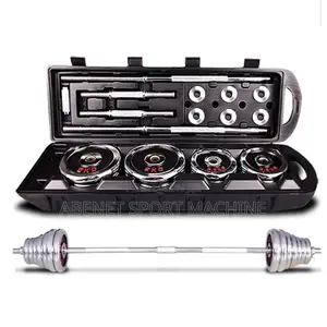 Photo - ዘመናዊ Adjustable Dumbbell and Barbels