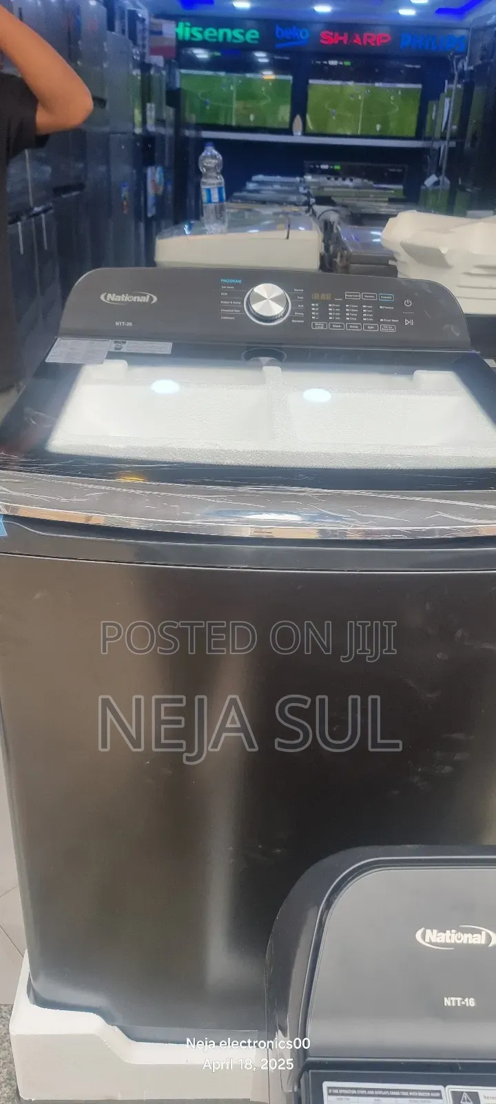 National Washing Machine 20kg Top Load Auto for in Free Deli