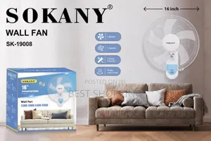 Photo - Sokany 16-Inch Wall Fan