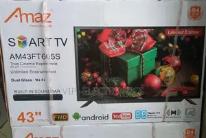 Amaz Tv 43"Inch Tv Smart Abdroid Tv Amaz
