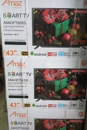 Amaz Tv 43"Inch Tv Smart Abdroid Tv Amaz