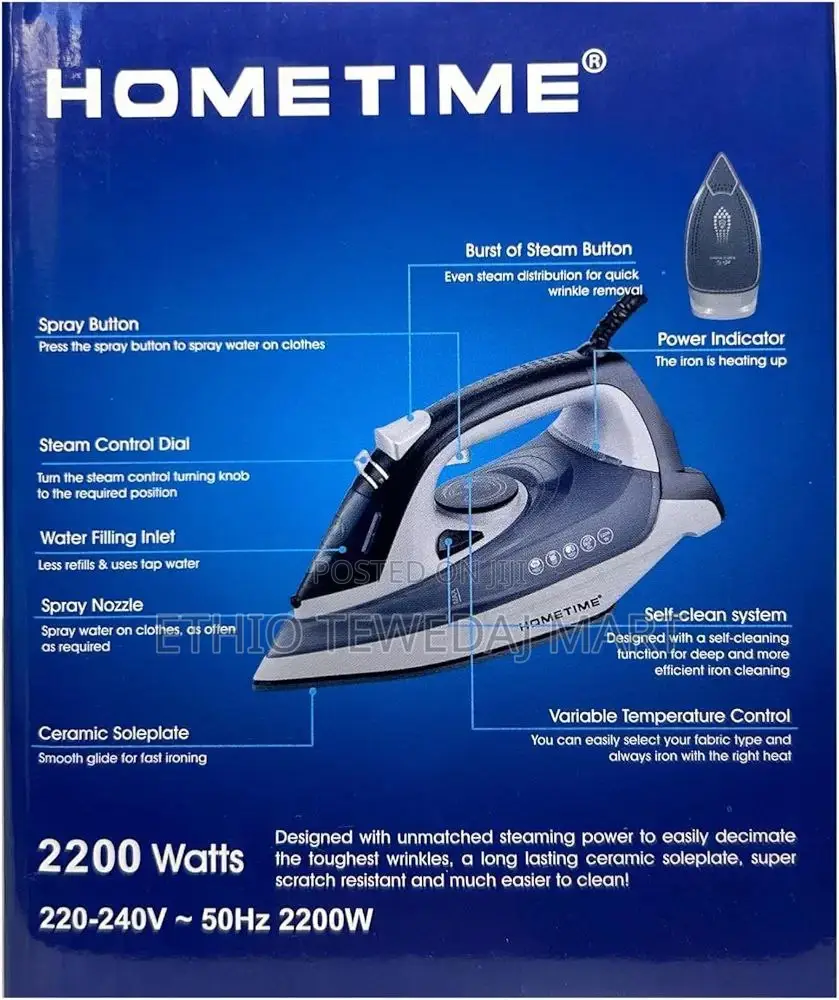 Hometime 2200w Steam Iron