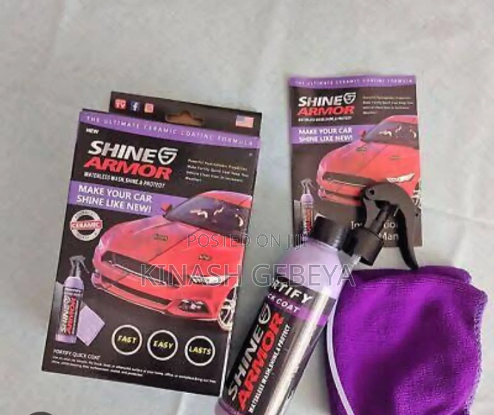 Shine Armor Car Ceramic Coating Spray(ለመኪናዎ ውበት)