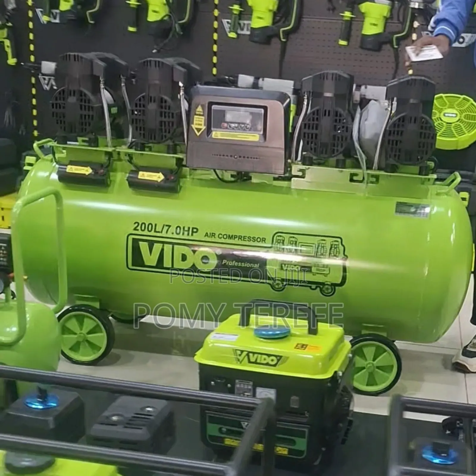 Silent Air Compressor Oil Free Vido 200 Liter