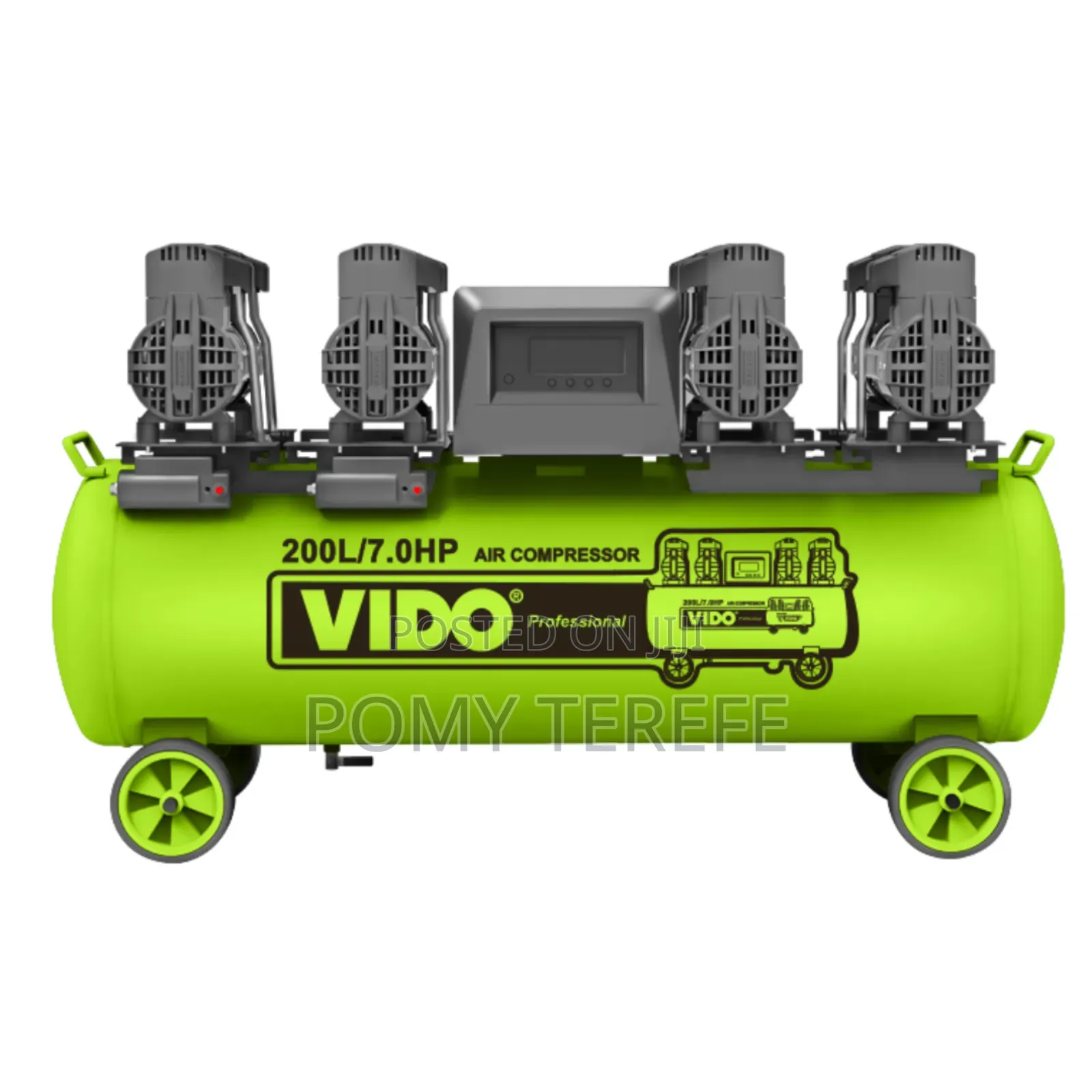 Silent Air Compressor Oil Free Vido 200 Liter