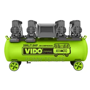 Silent Air Compressor Oil Free Vido 200 Liter