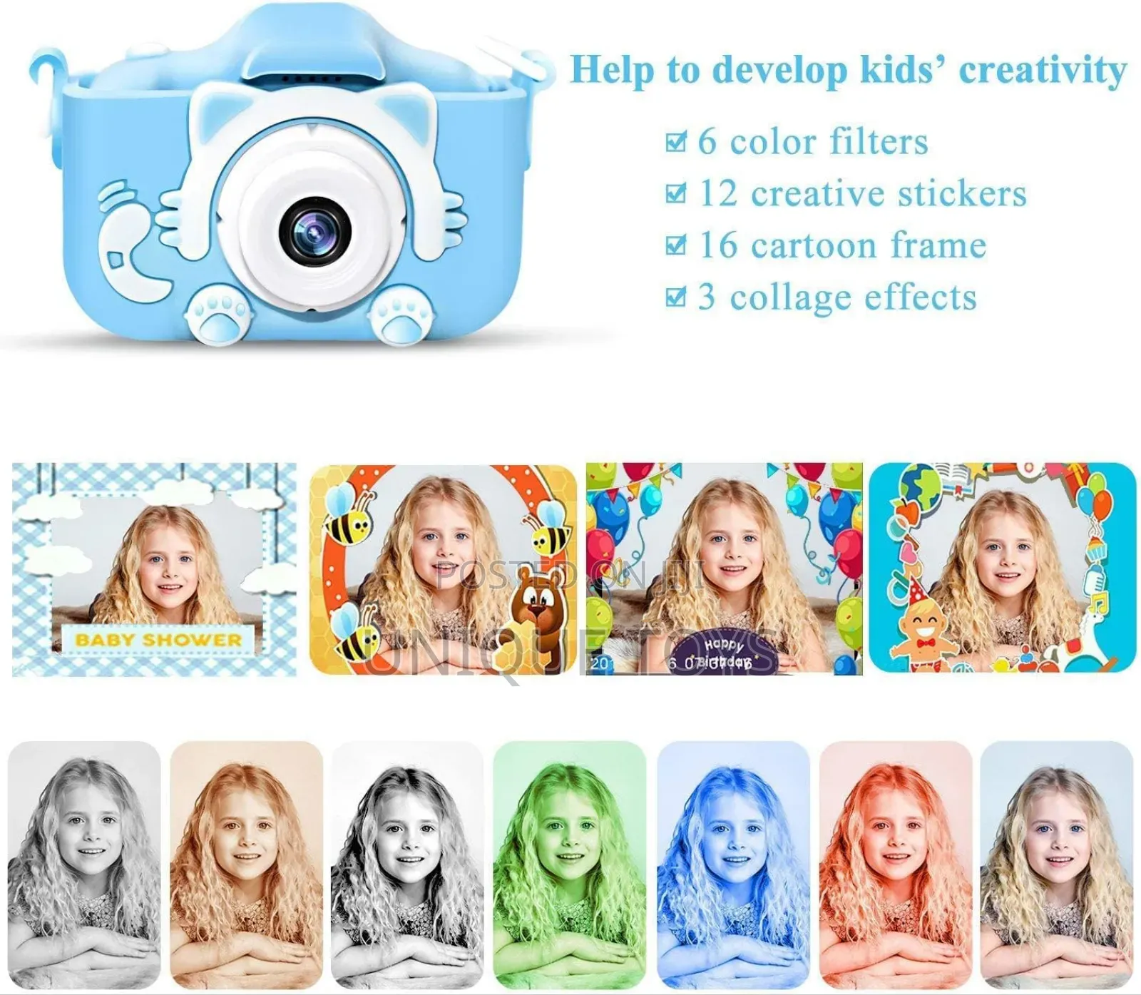 Kid's Digital Dual Screen 20mp Camcorder Selfie Camera