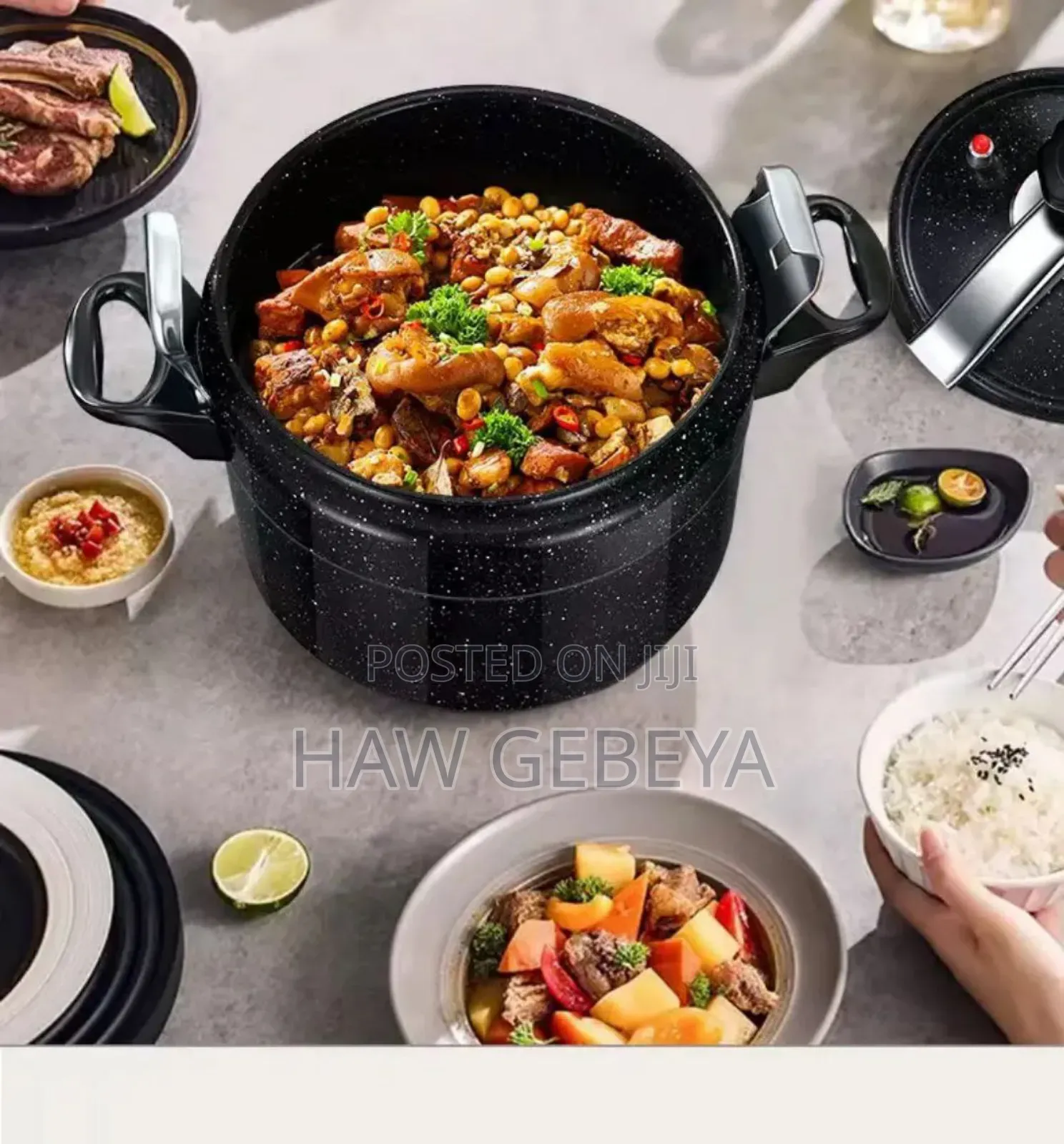 Marble Coating Pressure Cooker