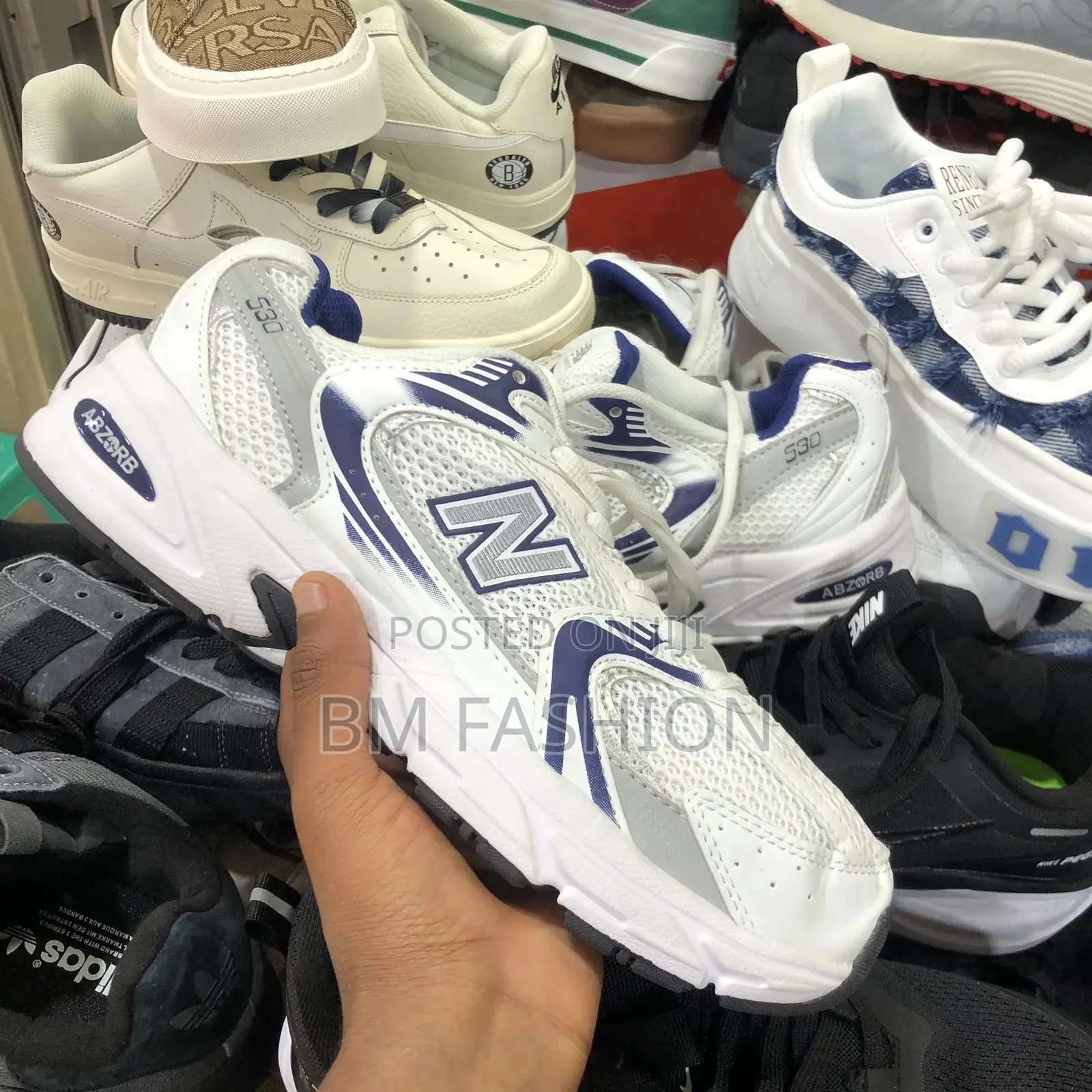 New Balance 530 White and Blue Sport Sneaker Men’S