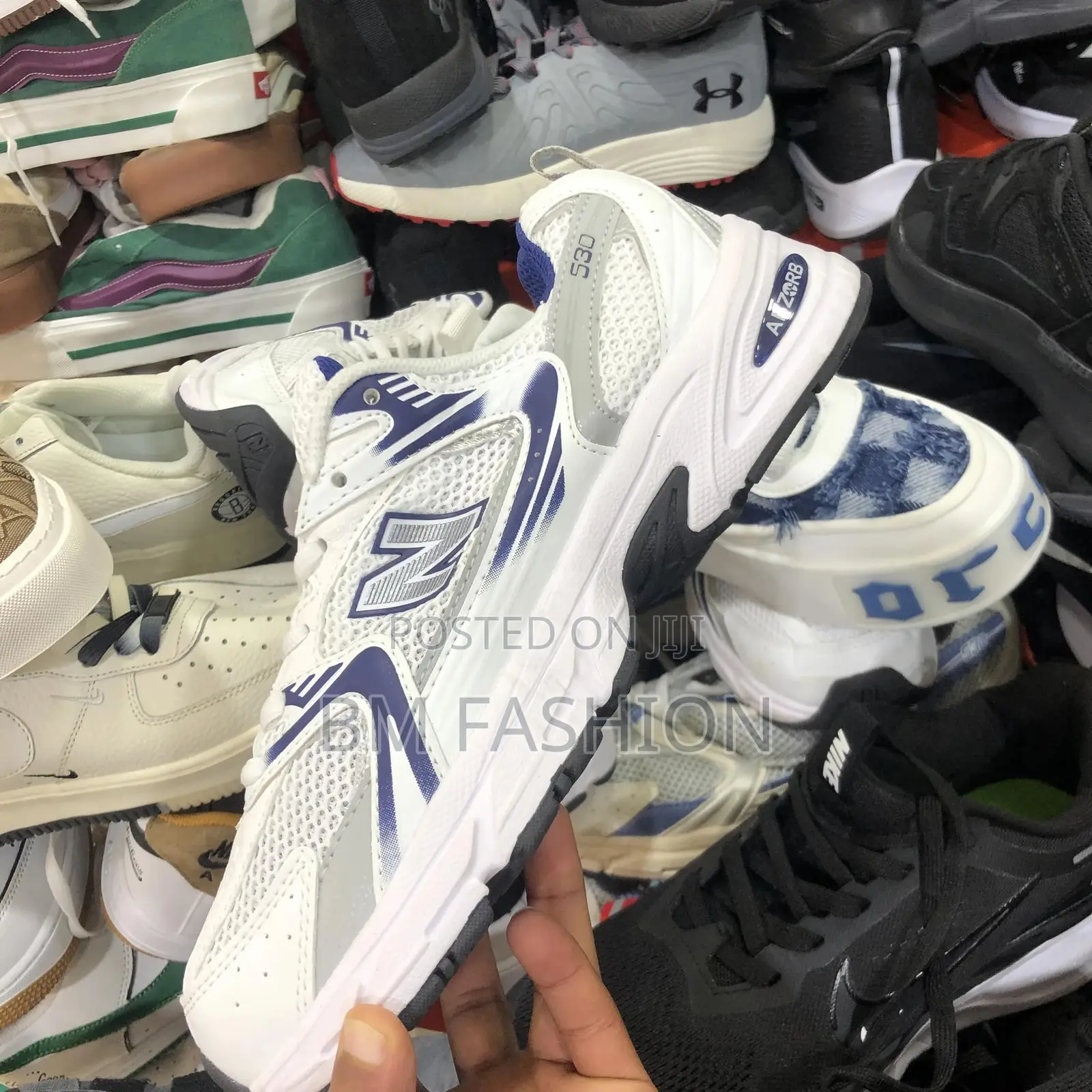 New Balance 530 White and Blue Sport Sneaker Men’S